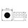 ESYLUX EP10427190 Aufputzdose IP54 für COMPACT APC DALI-2 COMPACT APC MOUNTING BOX IP54 SM BK Schwarz