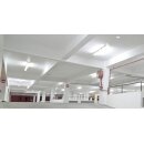 ESYLUX EO10310416 LED-Feuchtraumleuchten mit integrierten zertifizierten ON/OFF Treibern Bewegungsmelder (HF) und ENEC-Prüfzeichen OLIVIA-2 MPL 1200 OP 5000 840 IP66 5x2.5 MD Grau