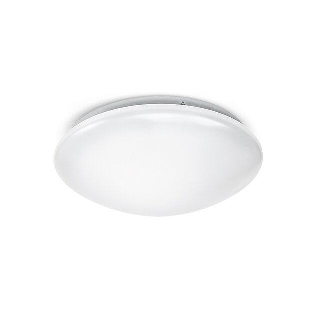 ESYLUX EO10850004 LED-Rundleuchte 12W Farbtemperatur ca 3000K (warm) mit integriertem Hochfrequenzmelder und einem zusätzlichen Schaltausgang ELLEN WCL 300 OP 1500 830 IP20 MD Weiß
