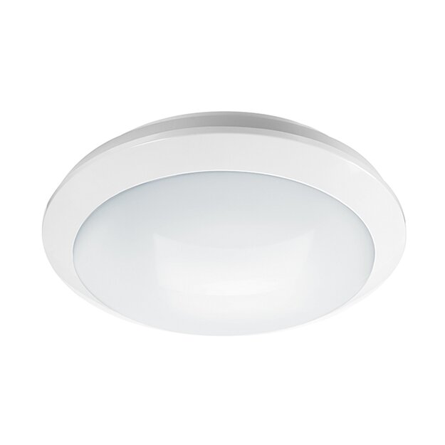 ESYLUX EO10850325 LED-Rundleuchte 16 W Farbtemperatur ca 4000K (neutral) integrierter Hochfrequenzmelder zusätzlicher Schaltausgang Schutzart IP65 ALMA WCL 300 OP 1600 840 IP65 MD Weiß