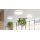 ESYLUX EO10850615 Runde flache LED-Anbauleuchte mit pulverbeschichtetem gehäuse SVENJA CL 450 DDP OP 3400 840 IP20 Weiß
