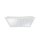 ESYLUX EQ10132339 LED-Deckeneinlegeleuchte mit transparentem mikroprismatischem Diffusor Farbtemperatur ca 3000 K (warm) CELINE-2 PNL 600 DDP TR 4000 830 IP20 ELC Weiß