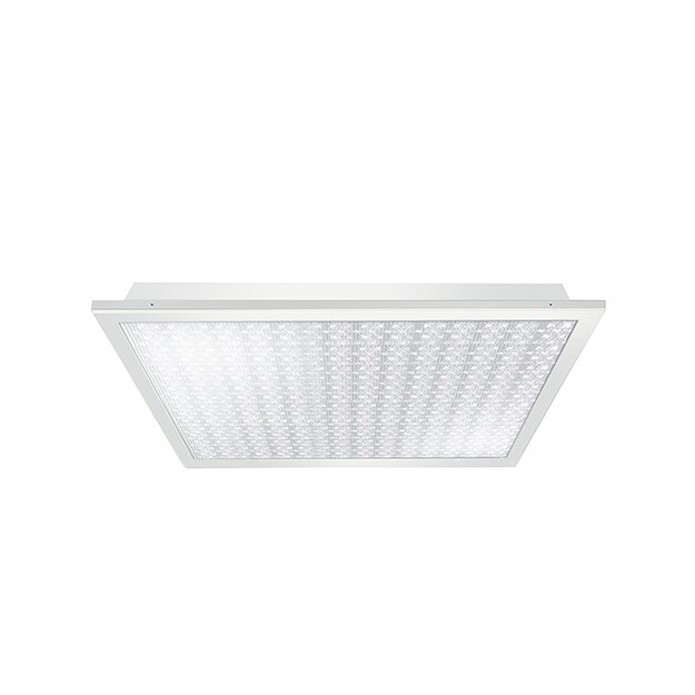 ESYLUX EQ10132346 LED-Deckeneinlegeleuchte mit transparentem mikroprismatischem Diffusor Farbtemperatur ca 4000 K (neutral) CELINE-2 PNL 600 DDP TR 4400 840 IP20 ELC Weiß