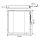 ESYLUX EQ10132346 LED-Deckeneinlegeleuchte mit transparentem mikroprismatischem Diffusor Farbtemperatur ca 4000 K (neutral) CELINE-2 PNL 600 DDP TR 4400 840 IP20 ELC Weiß