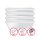 ESYLUX EQ10132438 LED-Leuchtenset mit opaler (MILKY) Abdeckung (Diffusor) LED-Leistung 120W Bestehend aus 4 Leuchten mit 30W Farbtemperatur ca 2700K-6500K QUADRO-SET CELINE-2 HCL 600 DDP OP 8TW IR ELC Weiß