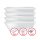 ESYLUX EQ10132469 LED-Leuchtenset mit opaler (MILKY) Abdeckung (Diffusor) LED-Leistung 120W Bestehend aus 4 Leuchten mit 30W Farbtemperatur ca 4000K QUADRO-SET CELINE-2 625 DDP OP 840 IR ELC Weiß