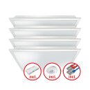 Esylux EQ10132476 LED-Leuchtenset mit opaler (MILKY)...