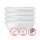 ESYLUX EQ10132476 LED-Leuchtenset mit opaler (MILKY) Abdeckung (Diffusor) LED-Leistung 120W Bestehend aus 4 Leuchten mit 30W Farbtemperatur ca 2700K-6500K QUADRO-SET CELINE-2 HCL 625 DDP OP 8TW IR ELC Weiß