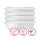 ESYLUX EQ10132483 LED-Leuchtenset mit prismatischer (CRYSTAL) Abdeckung (Diffusor) LED-Leistung 120W Bestehend aus 4 Leuchten mit 30W Farbtemperatur ca 4000K QUADRO-SET CELINE-2 625 DDP TR 840 IR ELC Weiß