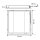ESYLUX EQ10132483 LED-Leuchtenset mit prismatischer (CRYSTAL) Abdeckung (Diffusor) LED-Leistung 120W Bestehend aus 4 Leuchten mit 30W Farbtemperatur ca 4000K QUADRO-SET CELINE-2 625 DDP TR 840 IR ELC Weiß
