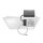 ESYLUX EQ10132513 LED-Deckeneinlegeleuchte mit opalem mikroprismatischem Diffusor Farbtemperatur ca 4000 K (neutral) CELINE-2 PNL 625 DDP OP 4000 840 IP20 DALI-2 SET Weiß