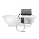ESYLUX EQ10132544 LED-Deckeneinlegeleuchte mit opalem mikroprismatischem Diffusor Farbtemperatur ca 3000 K (warm) inkl DALI-2 Driver Set CELINE-2 PNL 625 DDP OP 3600 830 IP20 DALI-2 SET Weiß