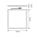 ESYLUX EQ10600227 LED-Leuchte mit prismatischer...