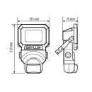 ESYLUX EL10810077 LED-Strahler 10 W mit 160°...