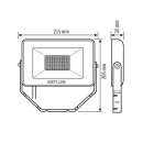 ESYLUX EL10810701 LED-Strahler 30 W 4000 K schwarz