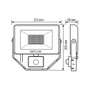 ESYLUX EL10810732 LED-Strahler 30 W 4000 K schwarz...