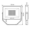 ESYLUX EL10810756 LED-Strahler 50 W 4000 K BASIC OFL TR...