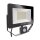 ESYLUX EL10810770 LED-Strahler 50 W 4000 K Bewegungsmelder BASIC AFL TR 5000 840 MD BK Schwarz