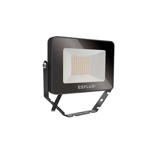 Esylux EL10810794 LED-Strahler 10 W 3000 K Schwarz BASIC OFL TR 1000 830 BK