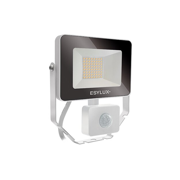Esylux EL10810800 LED-Strahler 10 W 3000 K Weiß Bewegungsmelder BASIC AFL TR 1000 830 MD WH