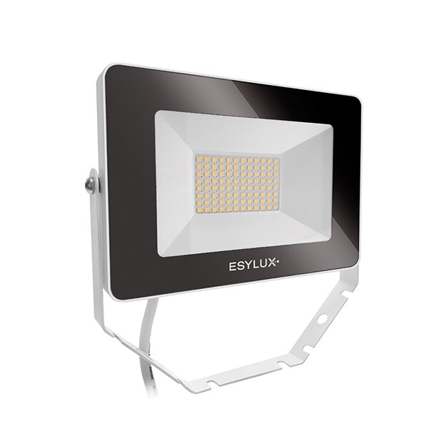 Esylux EL10810824 LED-Strahler 30 W 3000 K Weiß BASIC OFL TR 3000 830 WH