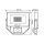 ESYLUX EL10810848 LED-Strahler 30 W 3000 K Bewegungsmelder BASIC AFL TR 3000 830 MD WH Weiß