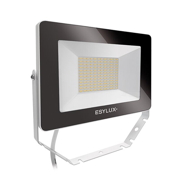 ESYLUX EL10810862 LED-Strahler 50 W 3000 K BASIC OFL TR 5000 830 WH Weiß