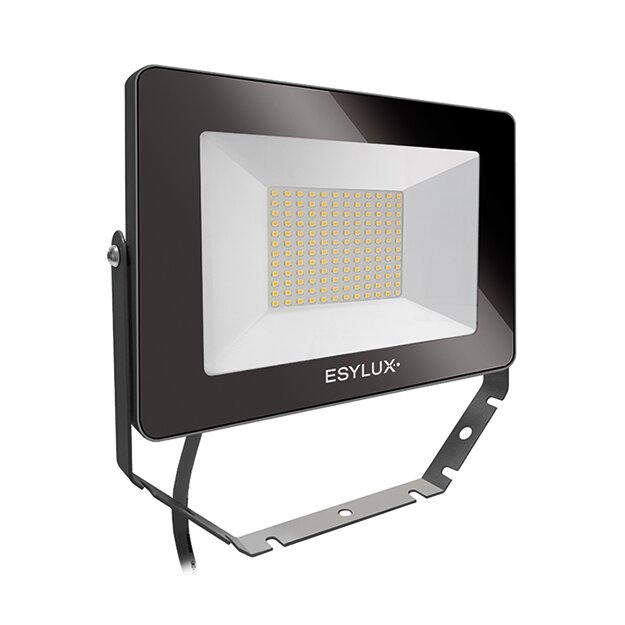 Esylux EL10810879 LED-Strahler 50 W 3000 K Schwarz BASIC OFL TR 5000 830 BK