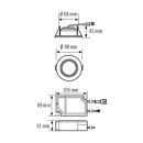 Esylux EO10298912 LED Downlight zum Einbau in...