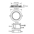 Esylux EO10298929 LED Downlight zum Einbau in...