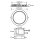 ESYLUX EO10298943 LED Downlight zum Einbau in Decken-/Wandausschnitten mit 225mm 18W 3K inkl Std Treiber DALI SwitchDIM ELSA-2 DL 225 OP 110° 1800 830 DALI WH Weiß
