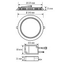 ESYLUX EO10298950 LED Downlight zum Einbau in...