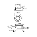 ESYLUX EO10298967 LED Downlight zum Einbau in...