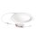 ESYLUX EO10299001 LED Downlight zum Einbau in Decken-/Wandausschnitten mit 225mm 18W 3K inkl Std Treiber an/aus ELSA-2 DL 225 OP 110° 1800 830 WH Weiß