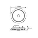 Esylux EO10299667 LED Downlight zum Einbau in...