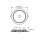 ESYLUX EO10299667 LED Downlight zum Einbau in Decken-/Wandausschnitten mit 225mm 18W 4K integrierter Präsenzmelder ELSA-2 DL 225 OP 110° 1800 840 PD IR PS DALI WH Weiß