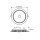 ESYLUX EO10299674 LED Downlight zum Einbau in Decken-/Wandausschnitten mit 225mm 18W 4K integrierter Präsenzmelder ELSA-2 DL 225 OP 110° 1800 840 PD IR DALI WH Weiß
