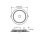 ESYLUX EO10299681 LED Downlight zum Einbau in Decken-/Wandausschnitten mit 225mm 18W 3K integrierter Bewegungsmelder ELSA-2 DL 225 OP 110° 1800 830 PD IR PS DALI WH Weiß