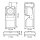 ESYLUX EN10050015 Handscheinwerfer mit Notlichtfunktion SLP-2 Rot