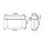 Esylux EN10031656 Notleuchte mit 3 h Notlichtdauer 32 m EKW Deckeneinbaumontage LED selbstüberwachend Fail-Safe-Kontakt SLD EL LED 3h 32m IR SC/C RM