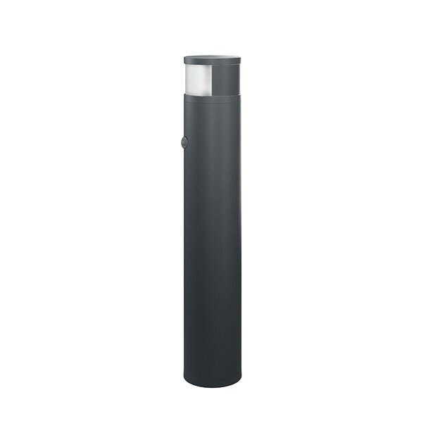 ESYLUX EL10820984 LED Pollerleuchte mit Lotuseffekt ALVA BL 940/170 OP 180° 600 840 MD IR DALI AN Grau