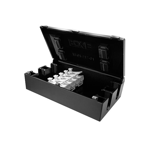 ESYLUX EO10430992 Universal-Anschlussbox 5-polig 2.5mm²
 JUNCTION BOX 5-POLE BK Schwarz