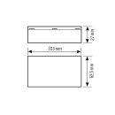 ESYLUX EO10430992 Universal-Anschlussbox 5-polig 2.5mm²
 JUNCTION BOX 5-POLE BK Schwarz