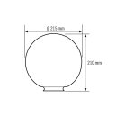 ESYLUX EL10026157 Systemglas für die Leuchten: AL P...