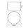 ESYLUX EL00007019 Opaler Diffusor für ALVA BL Pollerleuchten Ø 170 mm und 2 Dichtungsringe ALVA BL 940/170 OP DIFFUSOR + GASKETS-SET