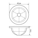 Esylux EL00007040 Linsenmaske für Bewegungsmelder in...