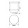 ESYLUX EL10521805 Kompletter Leuchtenkopf für Pollerleuchten ALVA BL 700/100 mit opalem Diffusor und mit integrierter LED-Platine 4000 K ALVA BL 700/100 OP 360° 840 HEAD AN Grau