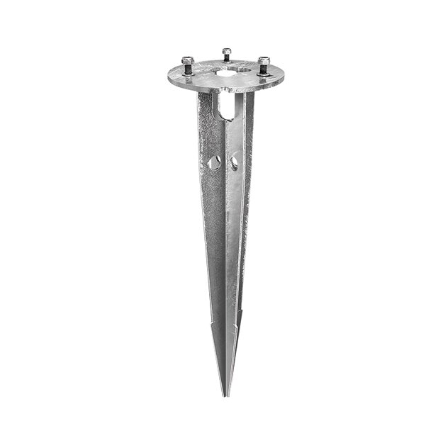 ESYLUX EL10820199 Bodenanker zur vereinfachten Montage der Pollerleuchten ALVA Ø 170 mm ALVA GROUND SPIKE 170 Zink