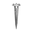 ESYLUX EL10820199 Bodenanker zur vereinfachten Montage der Pollerleuchten ALVA Ø 170 mm ALVA GROUND SPIKE 170 Zink