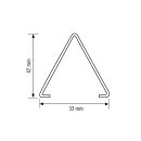 ESYLUX EO10310515 2x Aufhänger aus Edelstahl...